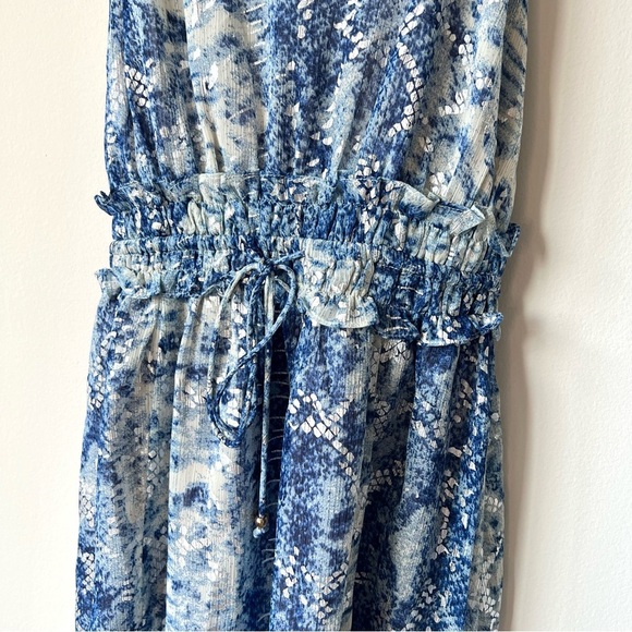 NWT Elliatt Blue Silver Collection Midi Dress - Picture 4 of 7